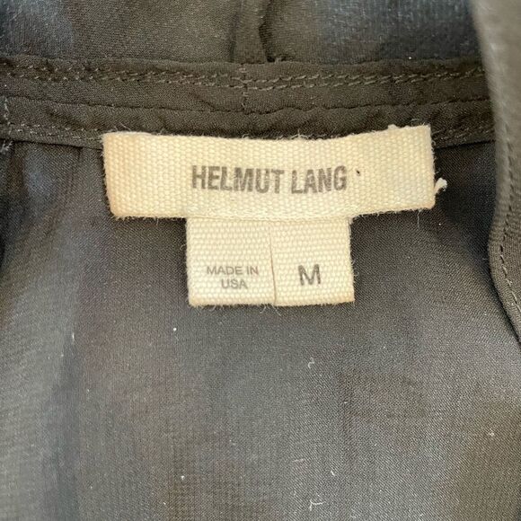 EUC Helmut Lang draped top Black Sz. M - Picture 2 of 3
